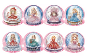 Diamond Painting - Prinsessen Wenskaarten
